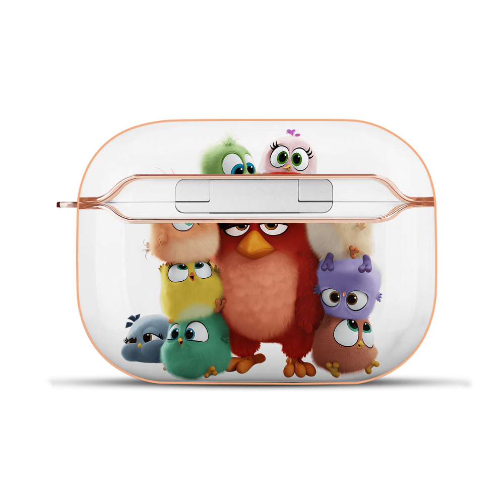 （画像用） Angry Birds アングリーバード 【AirPods Pro用】ハードシェル保護ケース｜耐衝撃・防指紋・カラビナ付き商品仕様