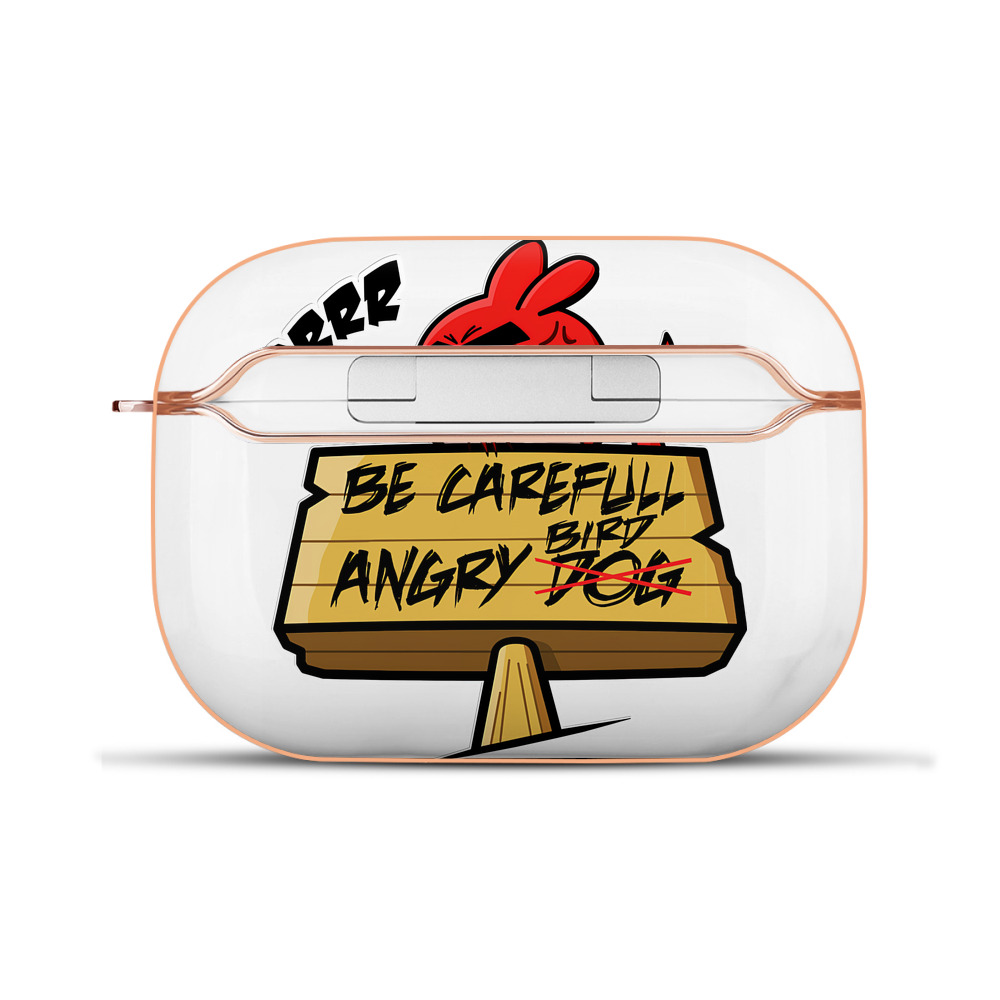 （画像用） Angry Birds アングリーバード 【AirPods Pro用】ハードシェル保護ケース｜耐衝撃・防指紋・カラビナ付き商品仕様