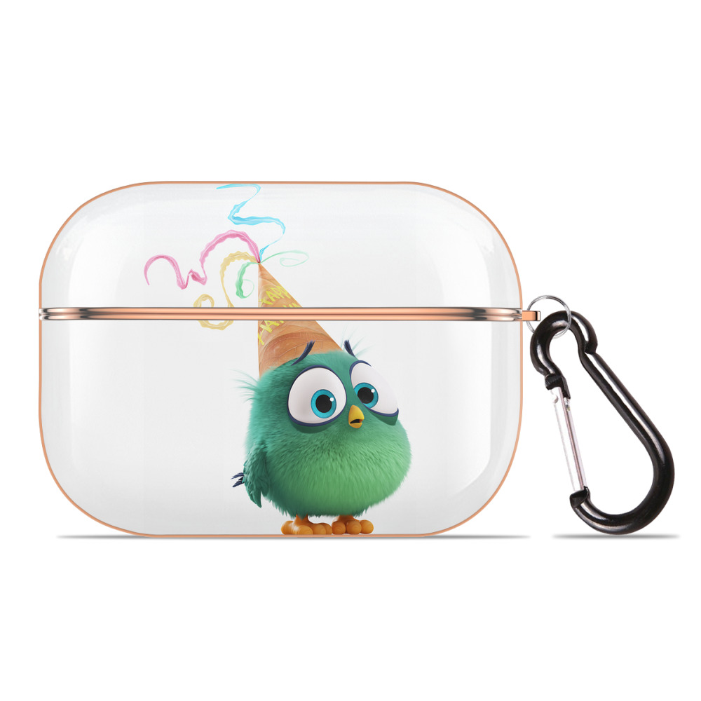 （画像用） Angry Birds アングリーバード 【AirPods Pro用】ハードシェル保護ケース｜耐衝撃・防指紋・カラビナ付き商品仕様