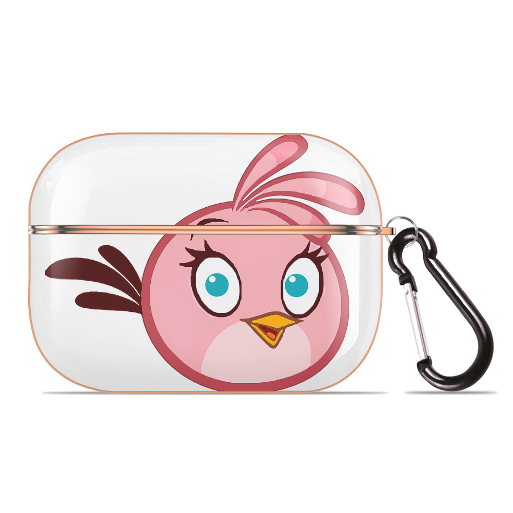 （画像用） Angry Birds アングリーバード 【AirPods Pro用】ハードシェル保護ケース｜耐衝撃・防指紋・カラビナ付き商品仕様