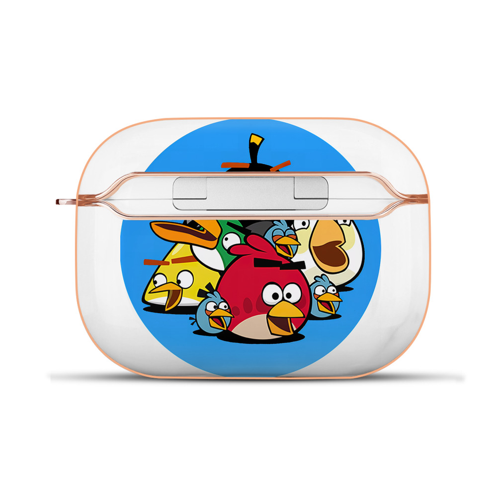 （画像用） Angry Birds アングリーバード 【AirPods Pro用】ハードシェル保護ケース｜耐衝撃・防指紋・カラビナ付き商品仕様