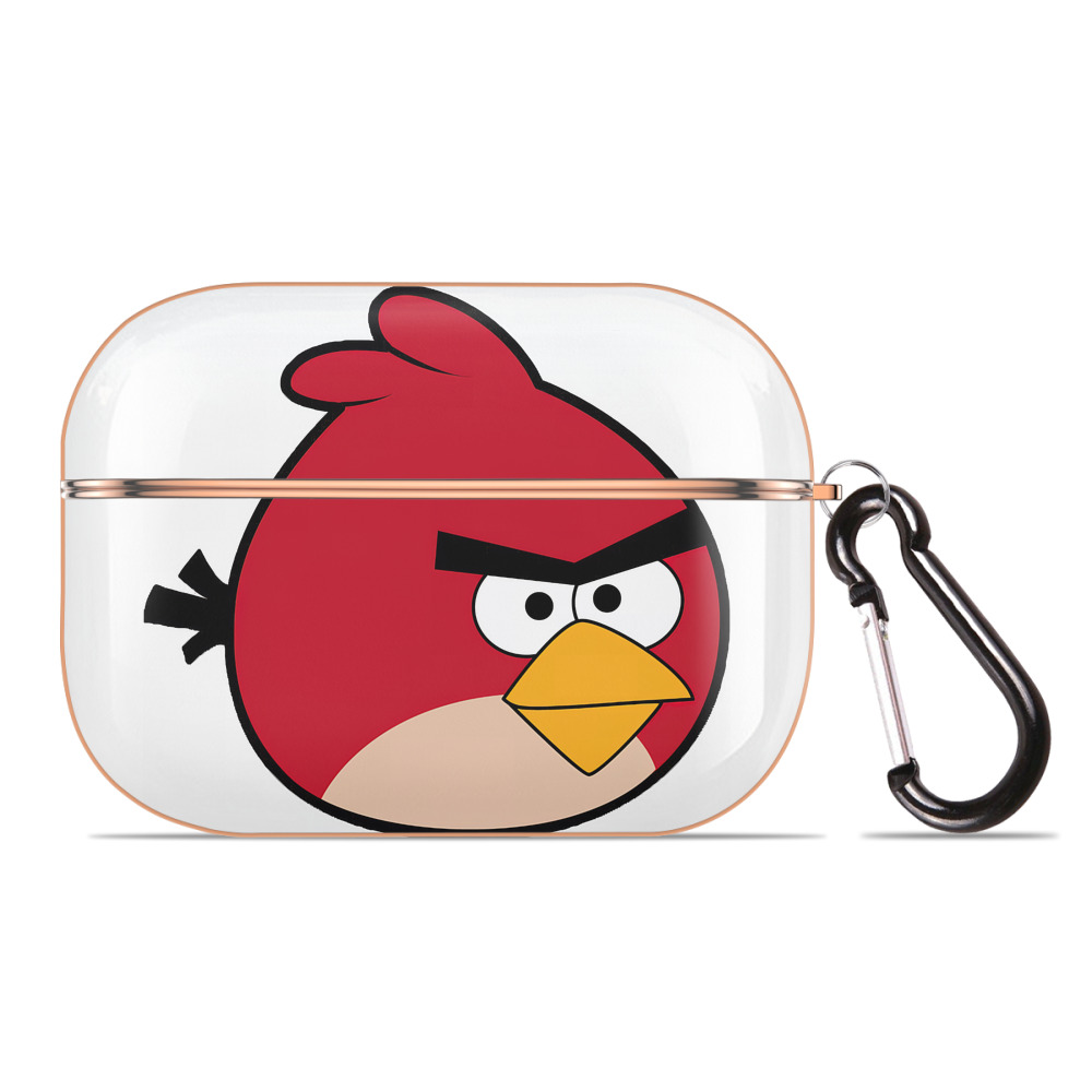 （画像用） Angry Birds アングリーバード 【AirPods Pro用】ハードシェル保護ケース｜耐衝撃・防指紋・カラビナ付き商品仕様