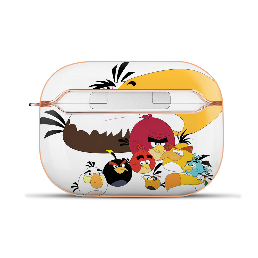 （画像用） Angry Birds アングリーバード 【AirPods Pro用】ハードシェル保護ケース｜耐衝撃・防指紋・カラビナ付き商品仕様