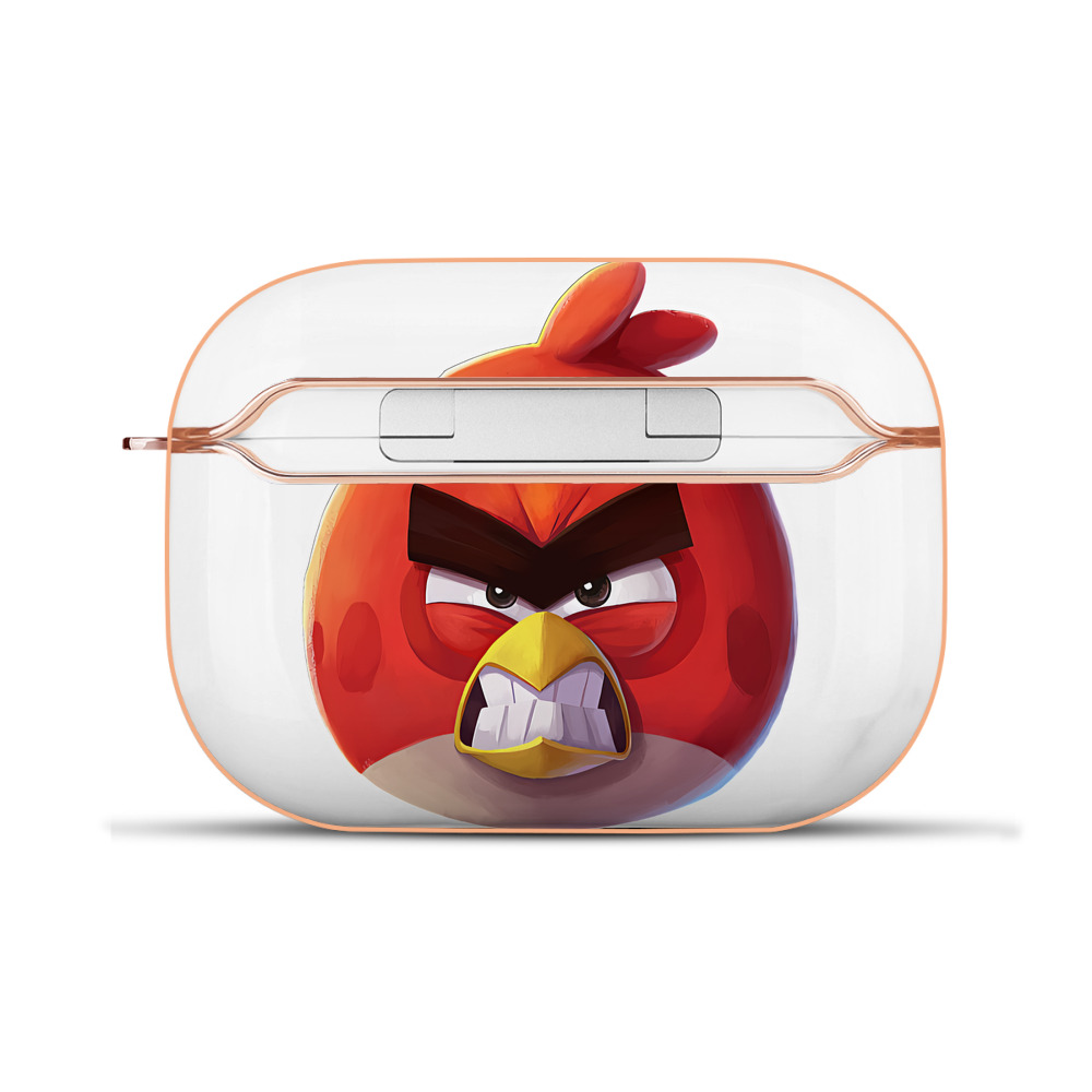 （画像用） Angry Birds アングリーバード 【AirPods Pro用】ハードシェル保護ケース｜耐衝撃・防指紋・カラビナ付き商品仕様