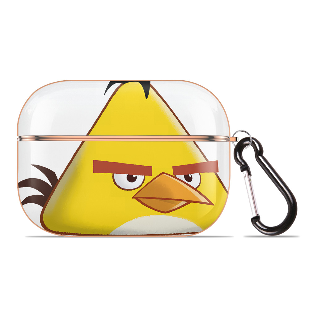 （画像用） Angry Birds アングリーバード 【AirPods Pro用】ハードシェル保護ケース｜耐衝撃・防指紋・カラビナ付き商品仕様