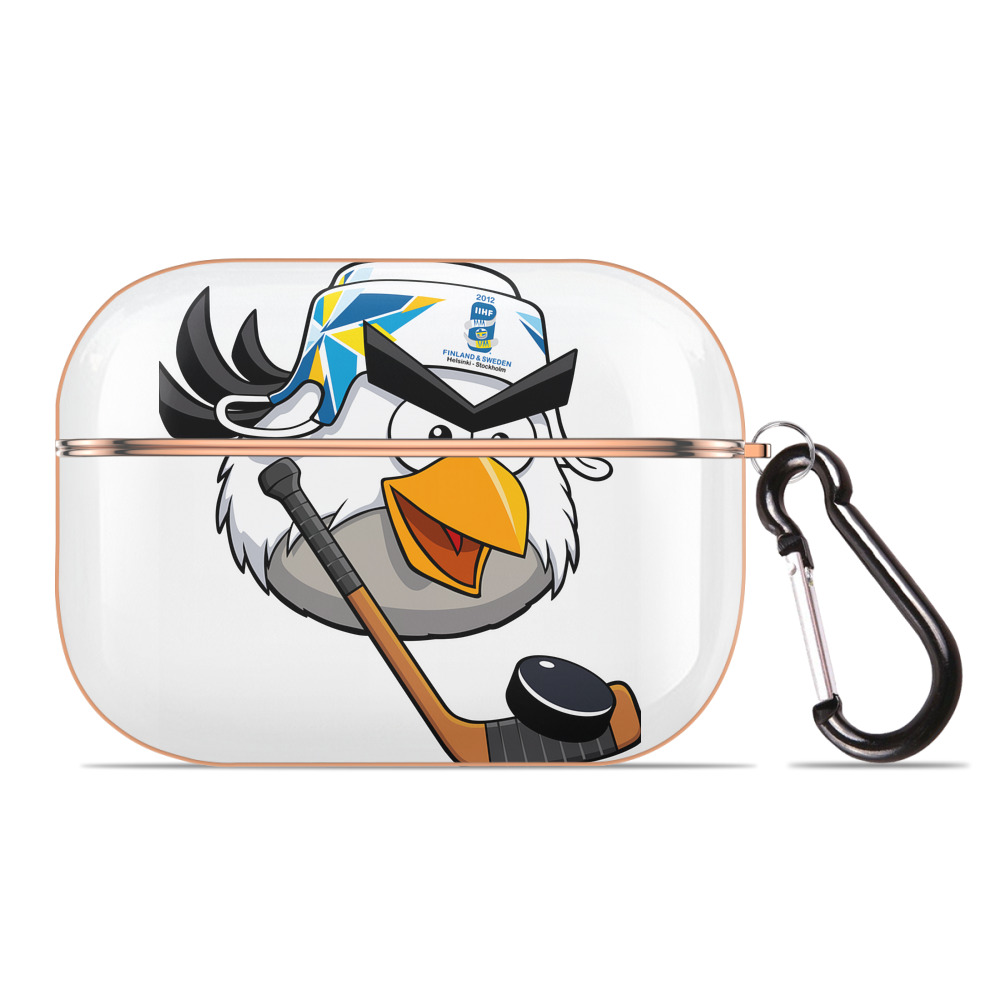 （画像用） Angry Birds アングリーバード 【AirPods Pro用】ハードシェル保護ケース｜耐衝撃・防指紋・カラビナ付き商品仕様