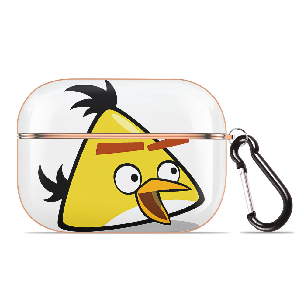 （画像用） Angry Birds アングリーバード 【AirPods Pro用】ハードシェル保護ケース｜耐衝撃・防指紋・カラビナ付き商品仕様