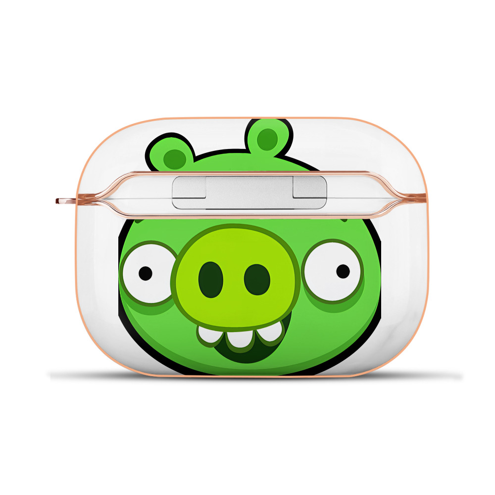 （画像用） Angry Birds アングリーバード 【AirPods Pro用】ハードシェル保護ケース｜耐衝撃・防指紋・カラビナ付き商品仕様