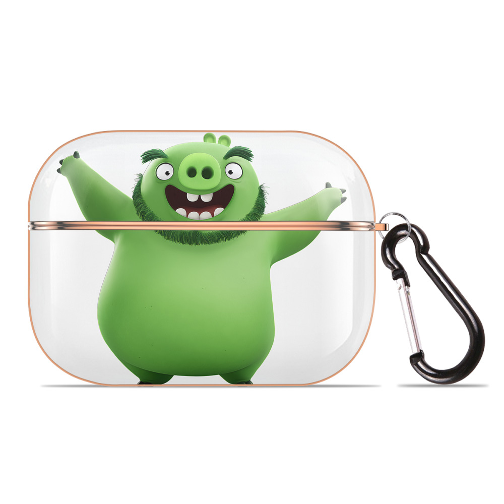 （画像用） Angry Birds アングリーバード 【AirPods Pro用】ハードシェル保護ケース｜耐衝撃・防指紋・カラビナ付き商品仕様