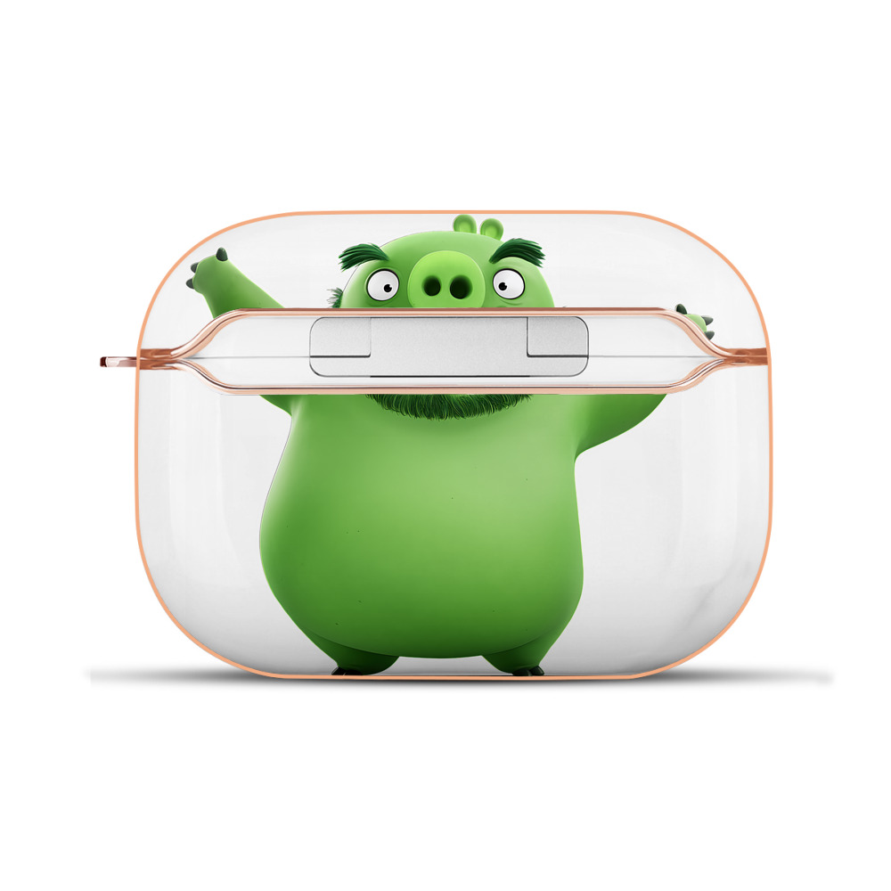 （画像用） Angry Birds アングリーバード 【AirPods Pro用】ハードシェル保護ケース｜耐衝撃・防指紋・カラビナ付き商品仕様