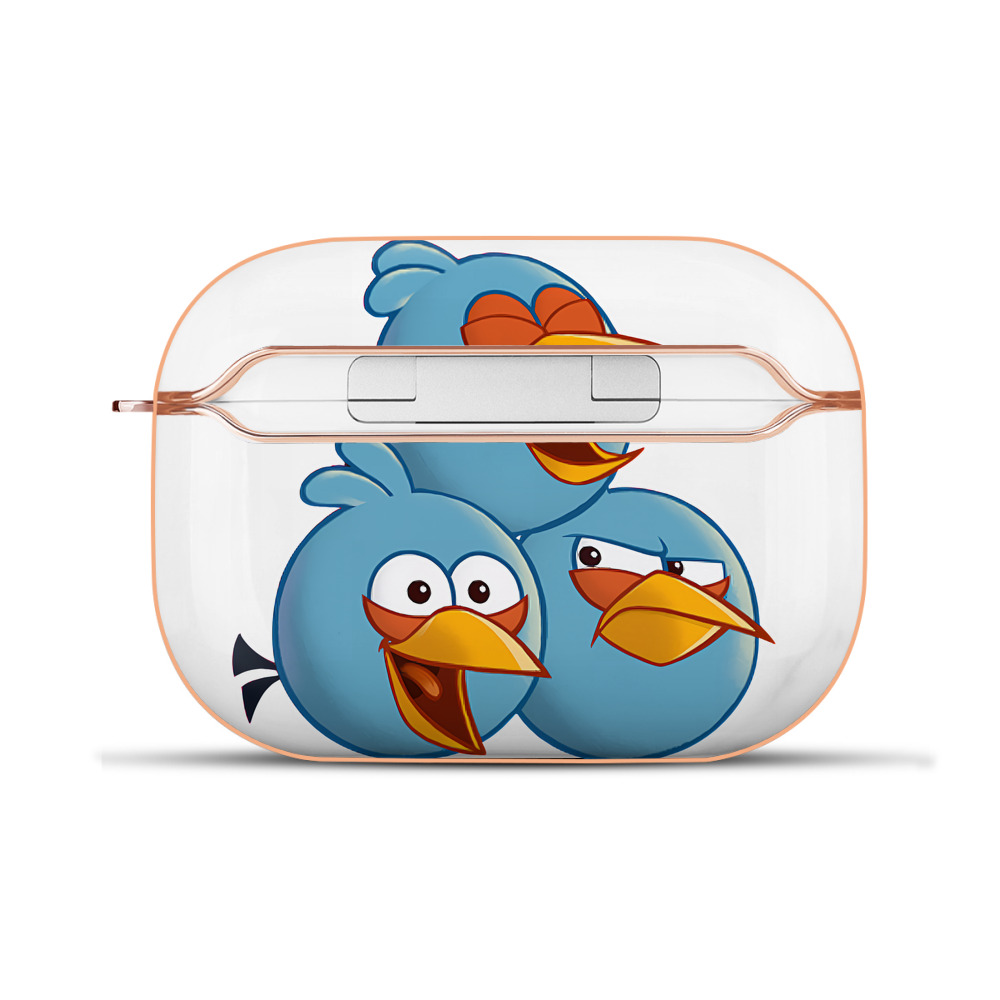 （画像用） Angry Birds アングリーバード 【AirPods Pro用】ハードシェル保護ケース｜耐衝撃・防指紋・カラビナ付き商品仕様