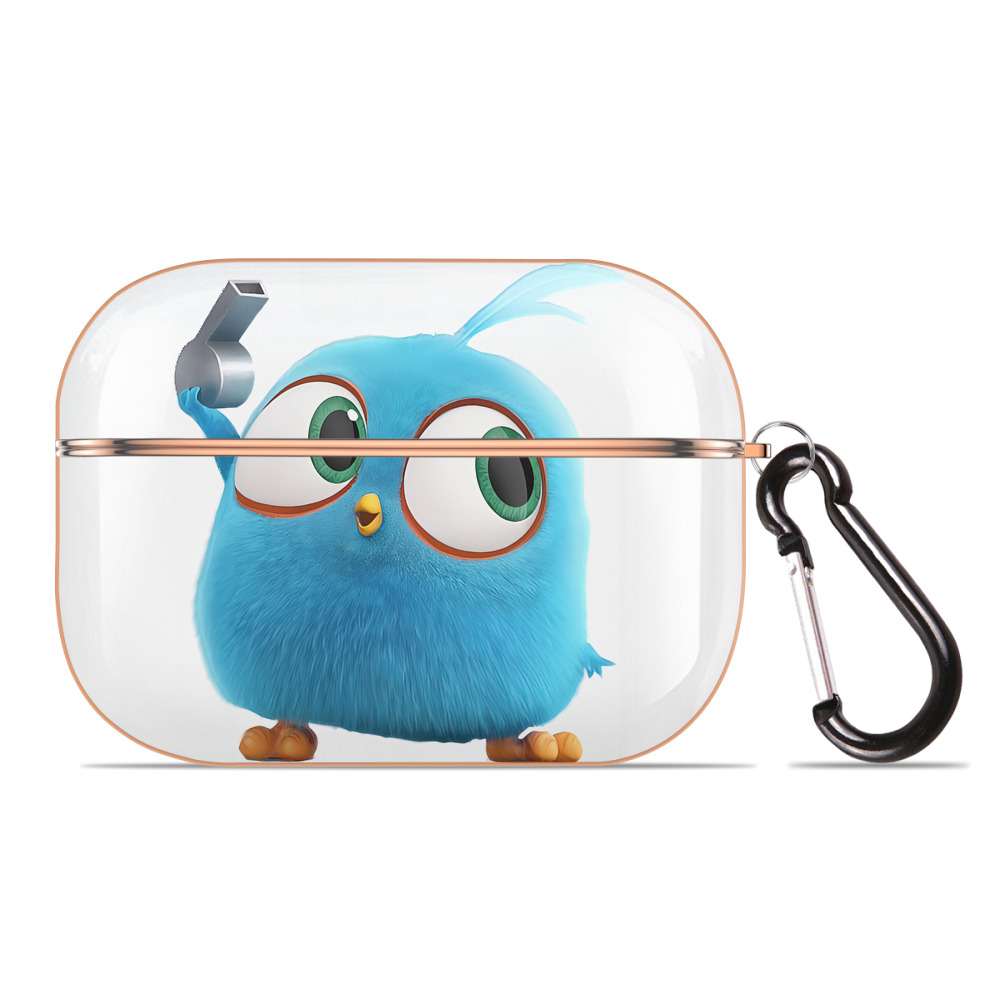 （画像用） Angry Birds アングリーバード 【AirPods Pro用】ハードシェル保護ケース｜耐衝撃・防指紋・カラビナ付き商品仕様