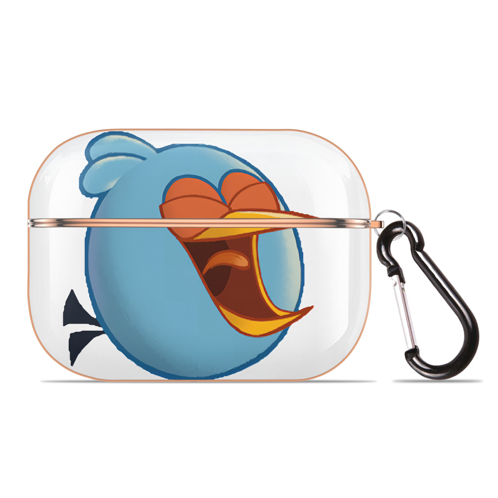 （画像用） Angry Birds アングリーバード 【AirPods Pro用】ハードシェル保護ケース｜耐衝撃・防指紋・カラビナ付き商品仕様
