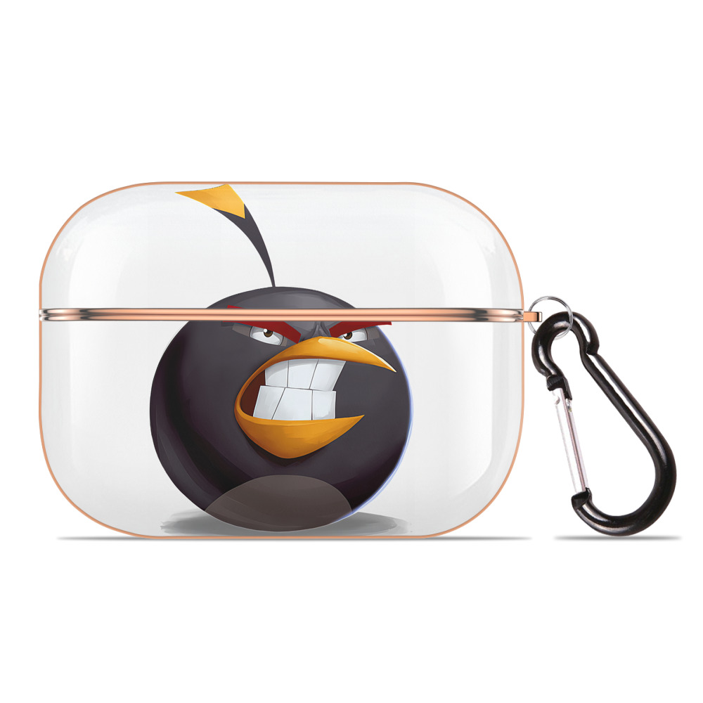 （画像用） Angry Birds アングリーバード 【AirPods Pro用】ハードシェル保護ケース｜耐衝撃・防指紋・カラビナ付き商品仕様