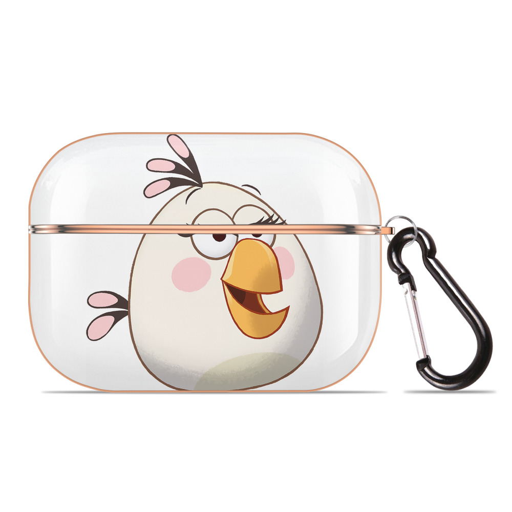 （画像用） Angry Birds アングリーバード 【AirPods Pro用】ハードシェル保護ケース｜耐衝撃・防指紋・カラビナ付き商品仕様