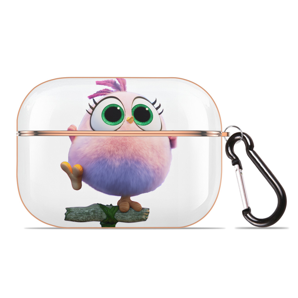 （画像用） Angry Birds アングリーバード 【AirPods Pro用】ハードシェル保護ケース｜耐衝撃・防指紋・カラビナ付き商品仕様