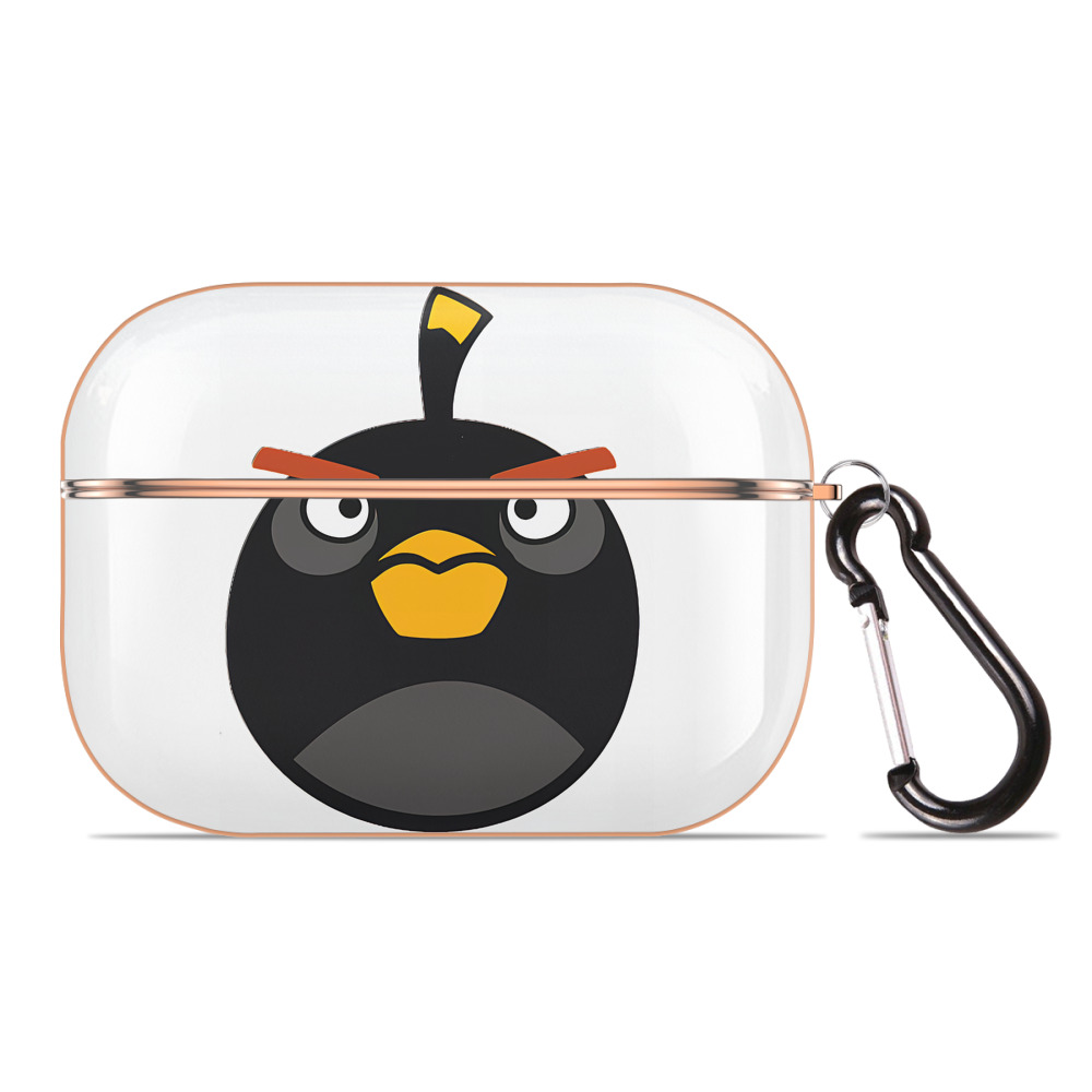 （画像用） Angry Birds アングリーバード 【AirPods Pro用】ハードシェル保護ケース｜耐衝撃・防指紋・カラビナ付き商品仕様