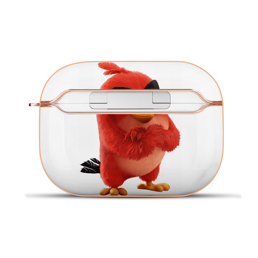 （画像用） Angry Birds アングリーバード 【AirPods Pro用】ハードシェル保護ケース｜耐衝撃・防指紋・カラビナ付き商品仕様