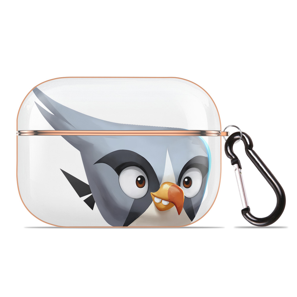 （画像用） Angry Birds アングリーバード 【AirPods Pro用】ハードシェル保護ケース｜耐衝撃・防指紋・カラビナ付き商品仕様