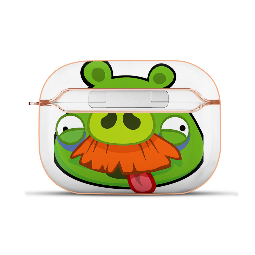 （画像用） Angry Birds アングリーバード 【AirPods Pro用】ハードシェル保護ケース｜耐衝撃・防指紋・カラビナ付き商品仕様