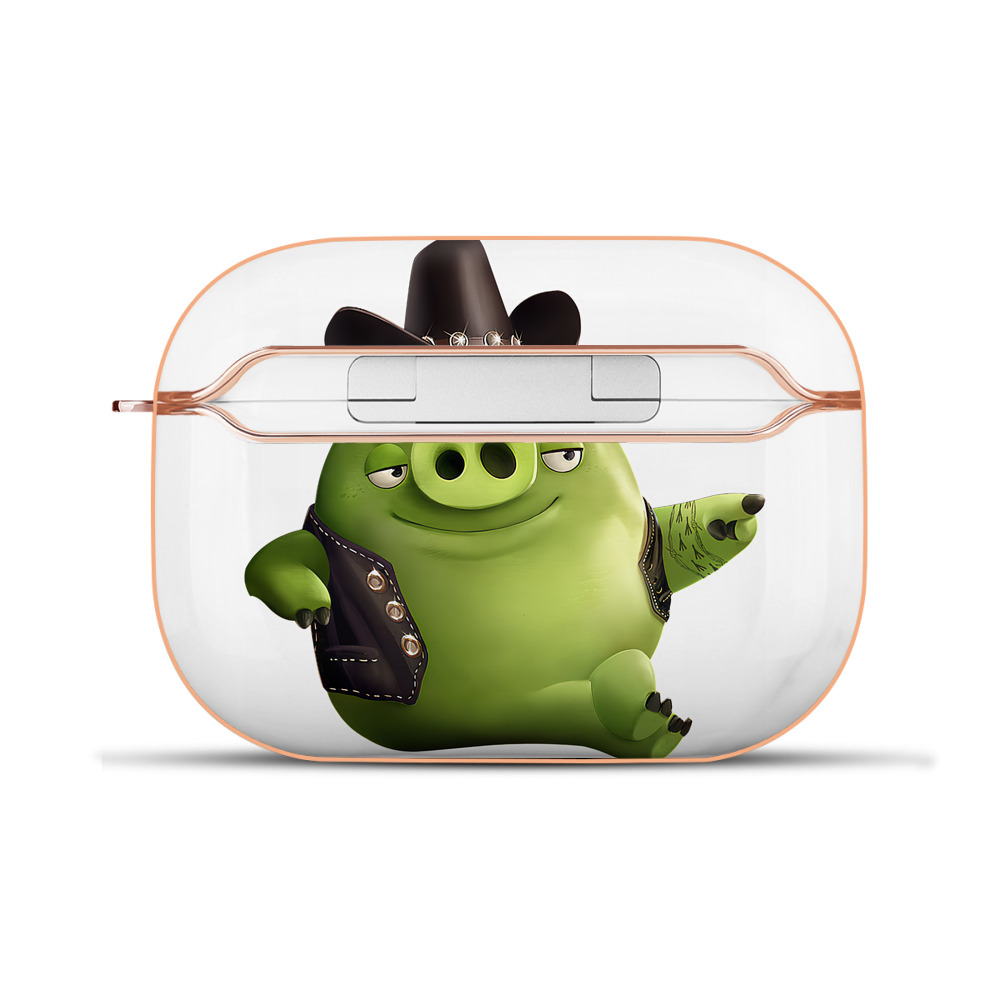 （画像用） Angry Birds アングリーバード 【AirPods Pro用】ハードシェル保護ケース｜耐衝撃・防指紋・カラビナ付き商品仕様