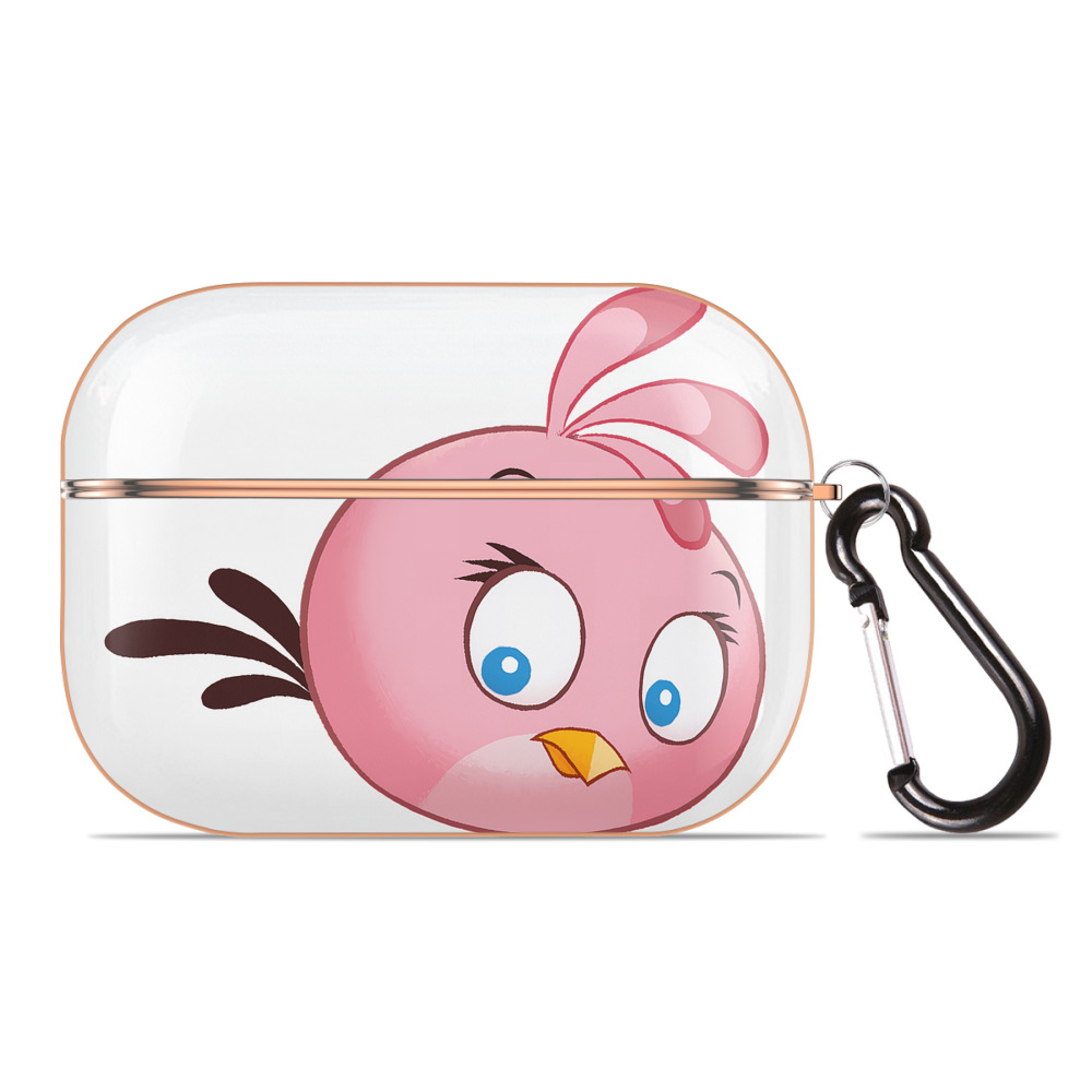 （画像用） Angry Birds アングリーバード 【AirPods Pro用】ハードシェル保護ケース｜耐衝撃・防指紋・カラビナ付き商品仕様