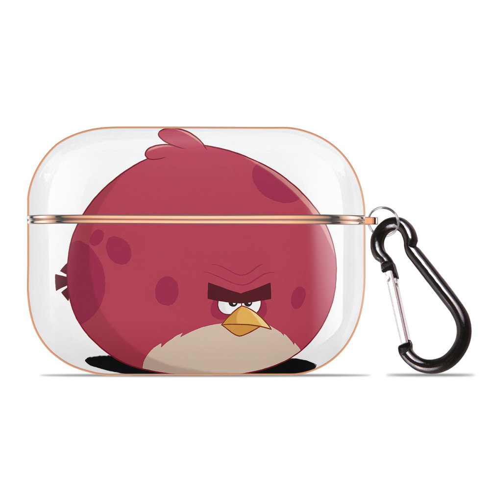 （画像用） Angry Birds アングリーバード 【AirPods Pro用】ハードシェル保護ケース｜耐衝撃・防指紋・カラビナ付き商品仕様