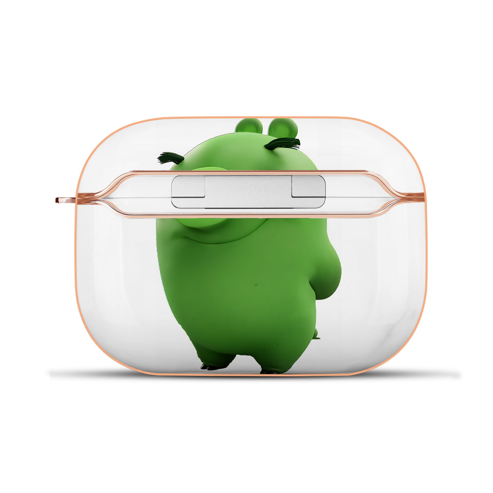（画像用） Angry Birds アングリーバード 【AirPods Pro用】ハードシェル保護ケース｜耐衝撃・防指紋・カラビナ付き商品仕様