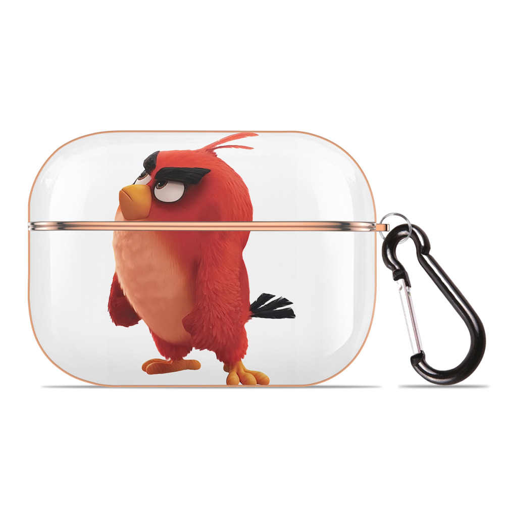 （画像用） Angry Birds アングリーバード 【AirPods Pro用】ハードシェル保護ケース｜耐衝撃・防指紋・カラビナ付き商品仕様