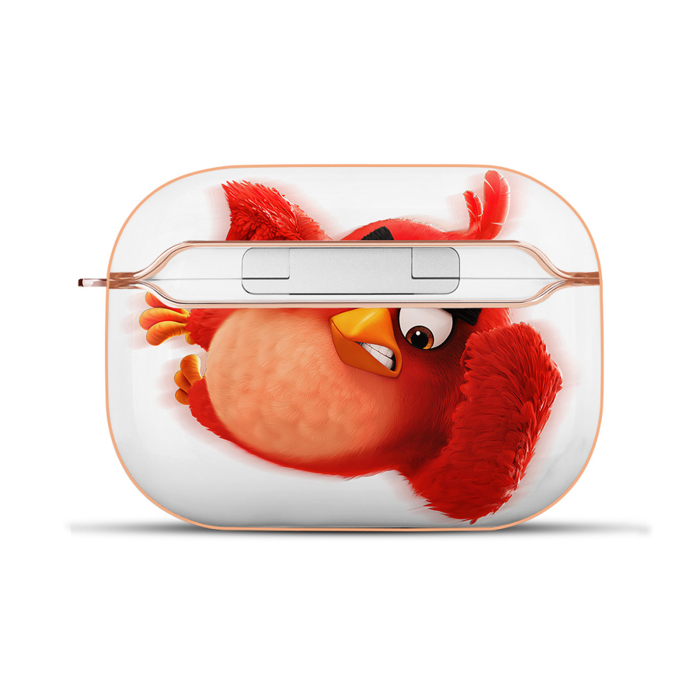 （画像用） Angry Birds アングリーバード 【AirPods Pro用】ハードシェル保護ケース｜耐衝撃・防指紋・カラビナ付き商品仕様
