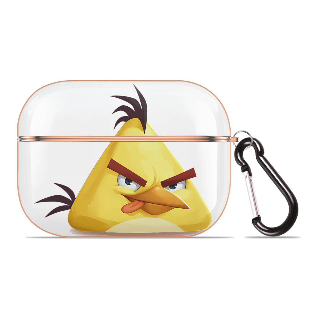 （画像用） Angry Birds アングリーバード 【AirPods Pro用】ハードシェル保護ケース｜耐衝撃・防指紋・カラビナ付き商品仕様
