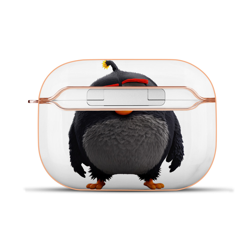 （画像用） Angry Birds アングリーバード 【AirPods Pro用】ハードシェル保護ケース｜耐衝撃・防指紋・カラビナ付き商品仕様