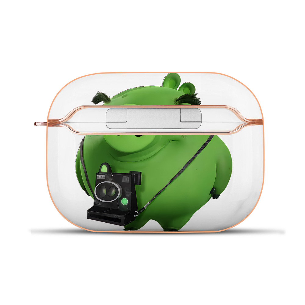 （画像用） Angry Birds アングリーバード 【AirPods Pro用】ハードシェル保護ケース｜耐衝撃・防指紋・カラビナ付き商品仕様
