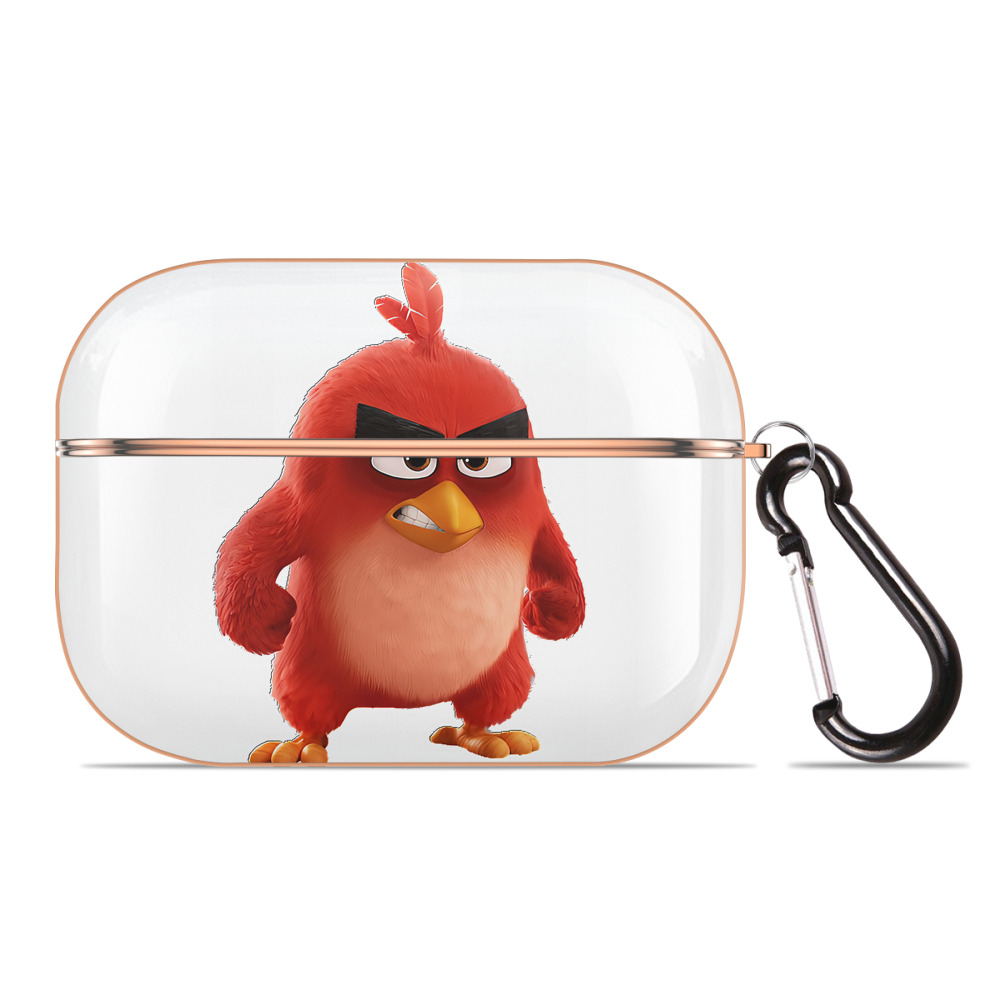 （画像用） Angry Birds アングリーバード 【AirPods Pro用】ハードシェル保護ケース｜耐衝撃・防指紋・カラビナ付き商品仕様