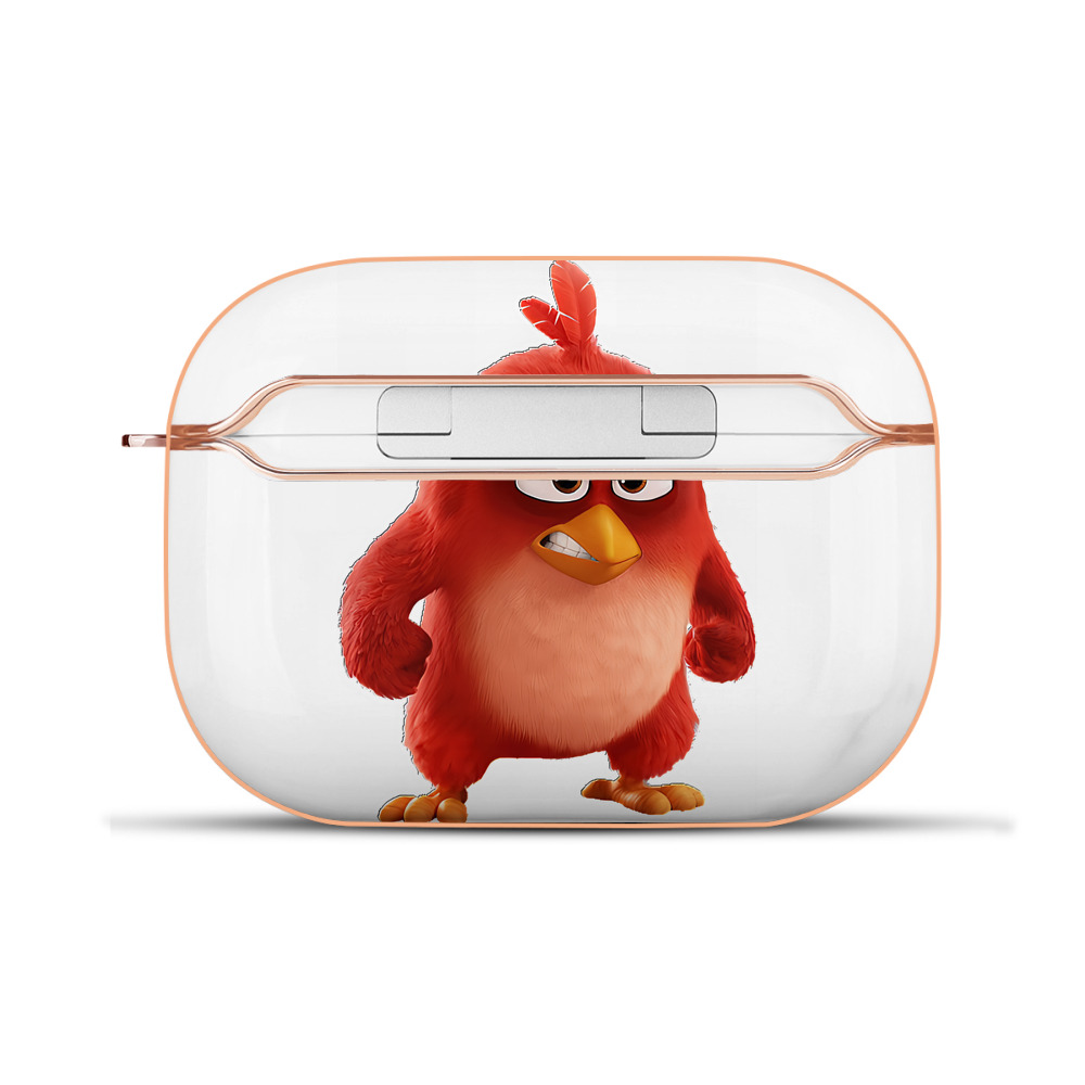 （画像用） Angry Birds アングリーバード 【AirPods Pro用】ハードシェル保護ケース｜耐衝撃・防指紋・カラビナ付き商品仕様