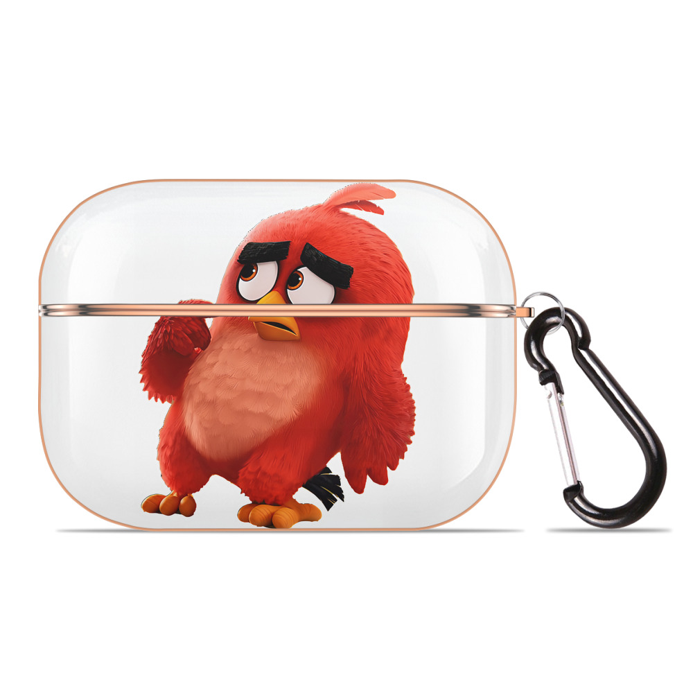 （画像用） Angry Birds アングリーバード 【AirPods Pro用】ハードシェル保護ケース｜耐衝撃・防指紋・カラビナ付き商品仕様
