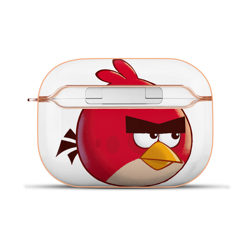 （画像用） Angry Birds アングリーバード 【AirPods Pro用】ハードシェル保護ケース｜耐衝撃・防指紋・カラビナ付き商品仕様