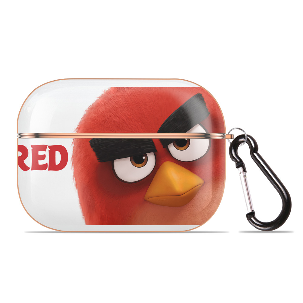 （画像用） Angry Birds アングリーバード 【AirPods Pro用】ハードシェル保護ケース｜耐衝撃・防指紋・カラビナ付き商品仕様