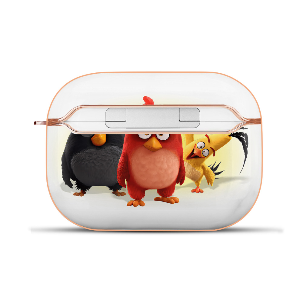 （画像用） Angry Birds アングリーバード 【AirPods Pro用】ハードシェル保護ケース｜耐衝撃・防指紋・カラビナ付き商品仕様