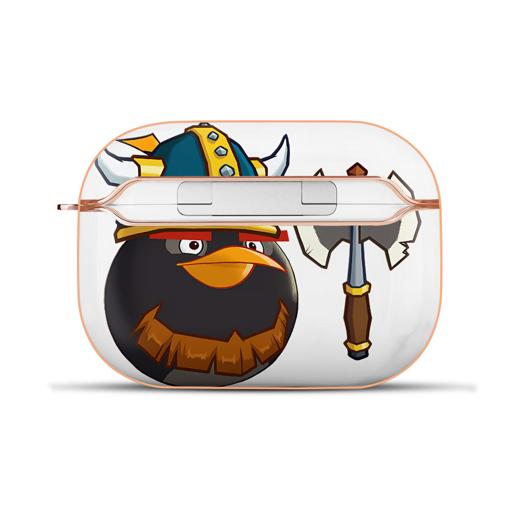 （画像用） Angry Birds アングリーバード 【AirPods Pro用】ハードシェル保護ケース｜耐衝撃・防指紋・カラビナ付き商品仕様