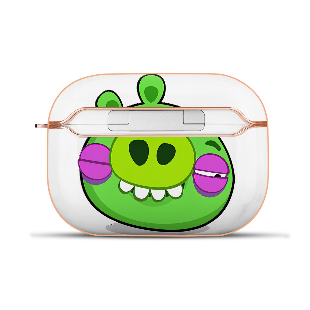 （画像用） Angry Birds アングリーバード 【AirPods Pro用】ハードシェル保護ケース｜耐衝撃・防指紋・カラビナ付き商品仕様