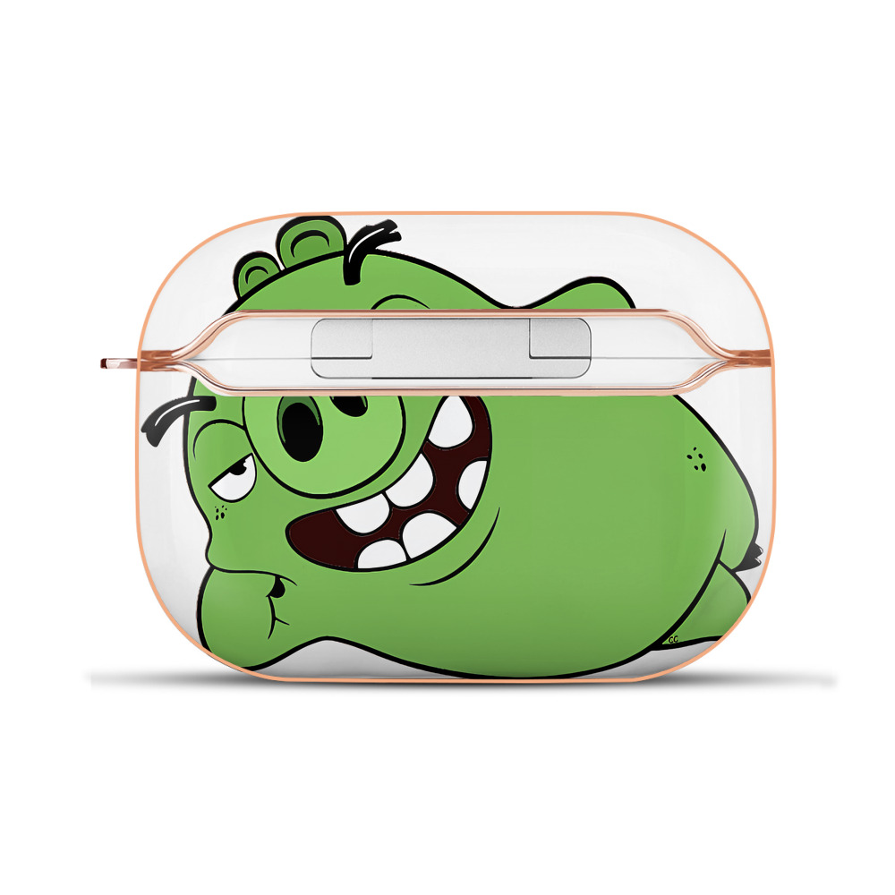 （画像用） Angry Birds アングリーバード 【AirPods Pro用】ハードシェル保護ケース｜耐衝撃・防指紋・カラビナ付き商品仕様
