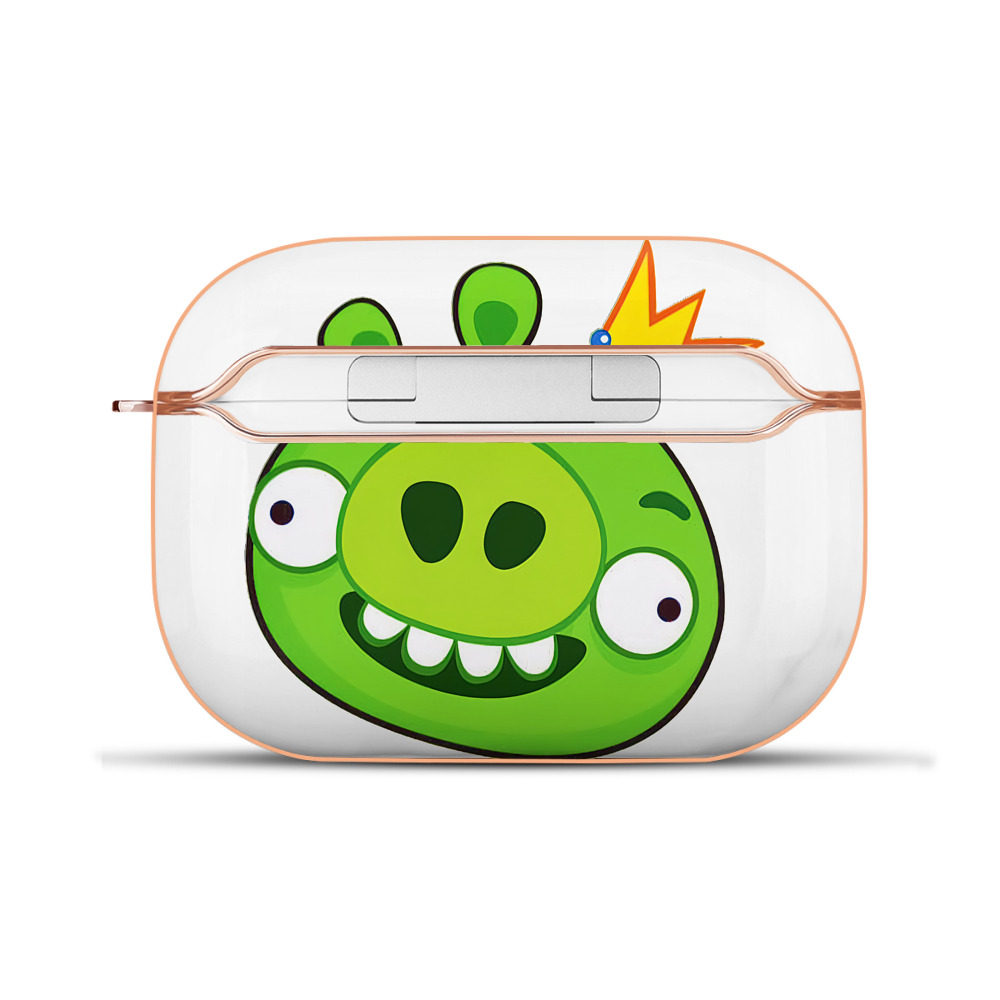 （画像用） Angry Birds アングリーバード 【AirPods Pro用】ハードシェル保護ケース｜耐衝撃・防指紋・カラビナ付き商品仕様