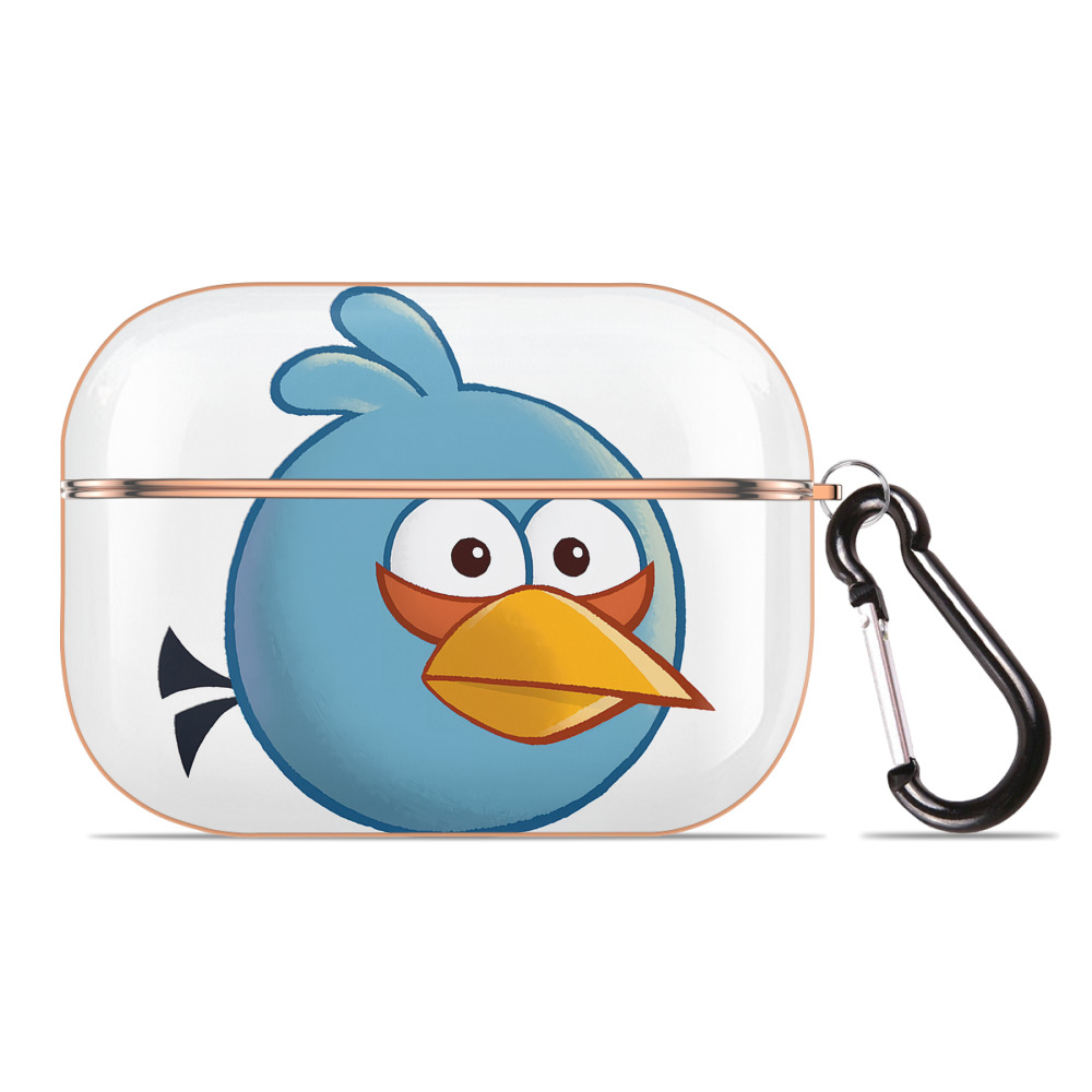 （画像用） Angry Birds アングリーバード 【AirPods Pro用】ハードシェル保護ケース｜耐衝撃・防指紋・カラビナ付き商品仕様