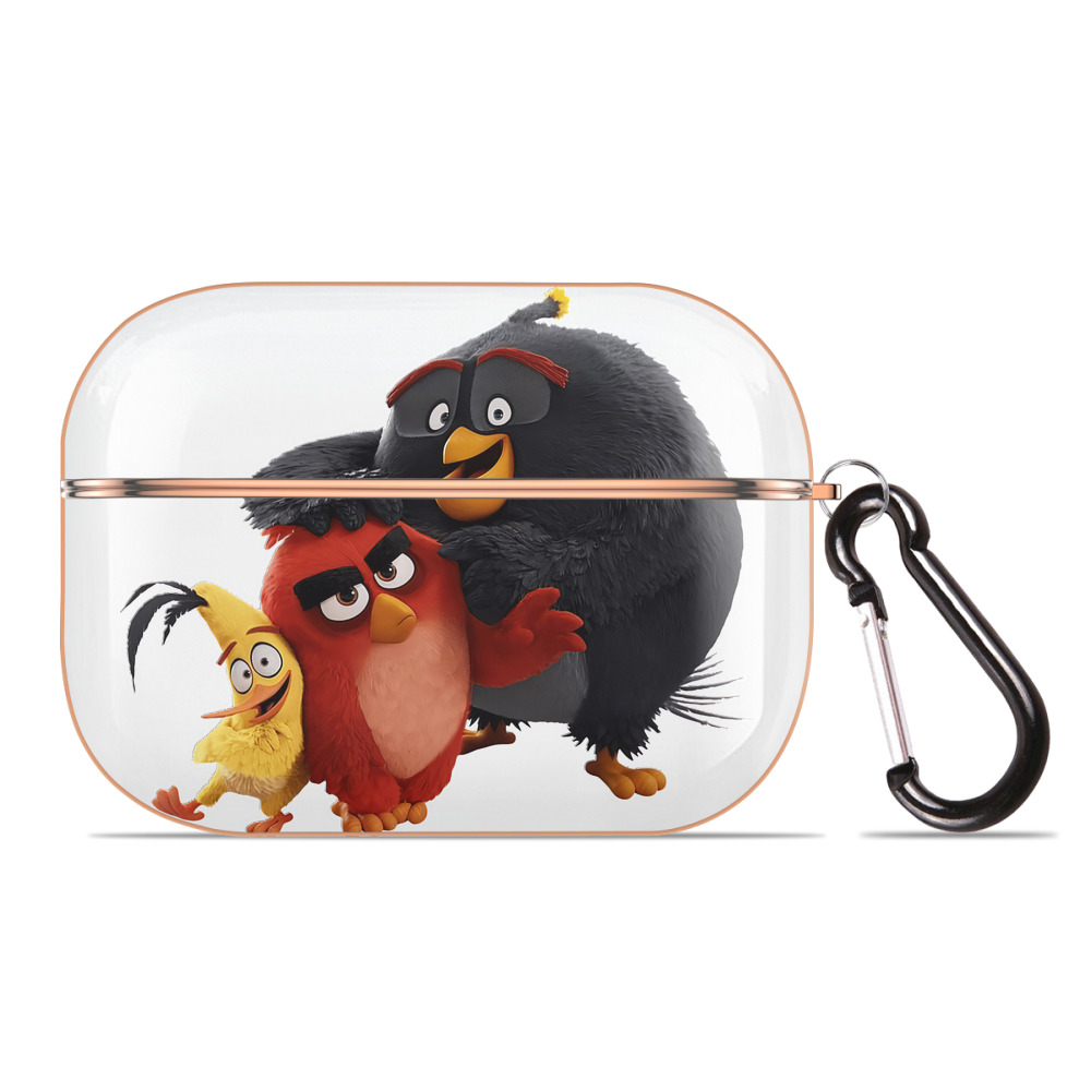 （画像用） Angry Birds アングリーバード 【AirPods Pro用】ハードシェル保護ケース｜耐衝撃・防指紋・カラビナ付き商品仕様