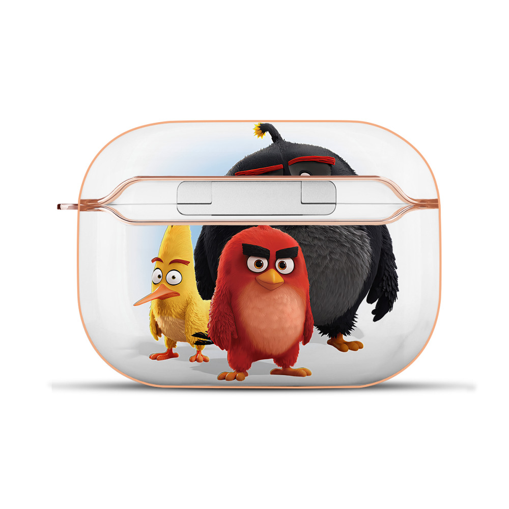 （画像用） Angry Birds アングリーバード 【AirPods Pro用】ハードシェル保護ケース｜耐衝撃・防指紋・カラビナ付き商品仕様