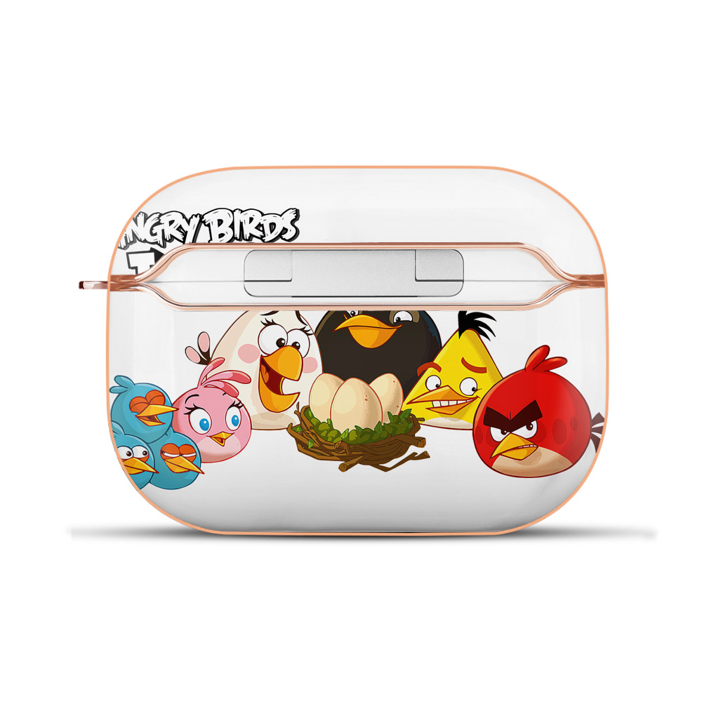 （画像用） Angry Birds アングリーバード 【AirPods Pro用】ハードシェル保護ケース｜耐衝撃・防指紋・カラビナ付き商品仕様