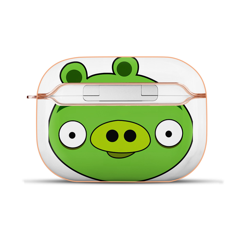 （画像用） Angry Birds アングリーバード 【AirPods Pro用】ハードシェル保護ケース｜耐衝撃・防指紋・カラビナ付き商品仕様