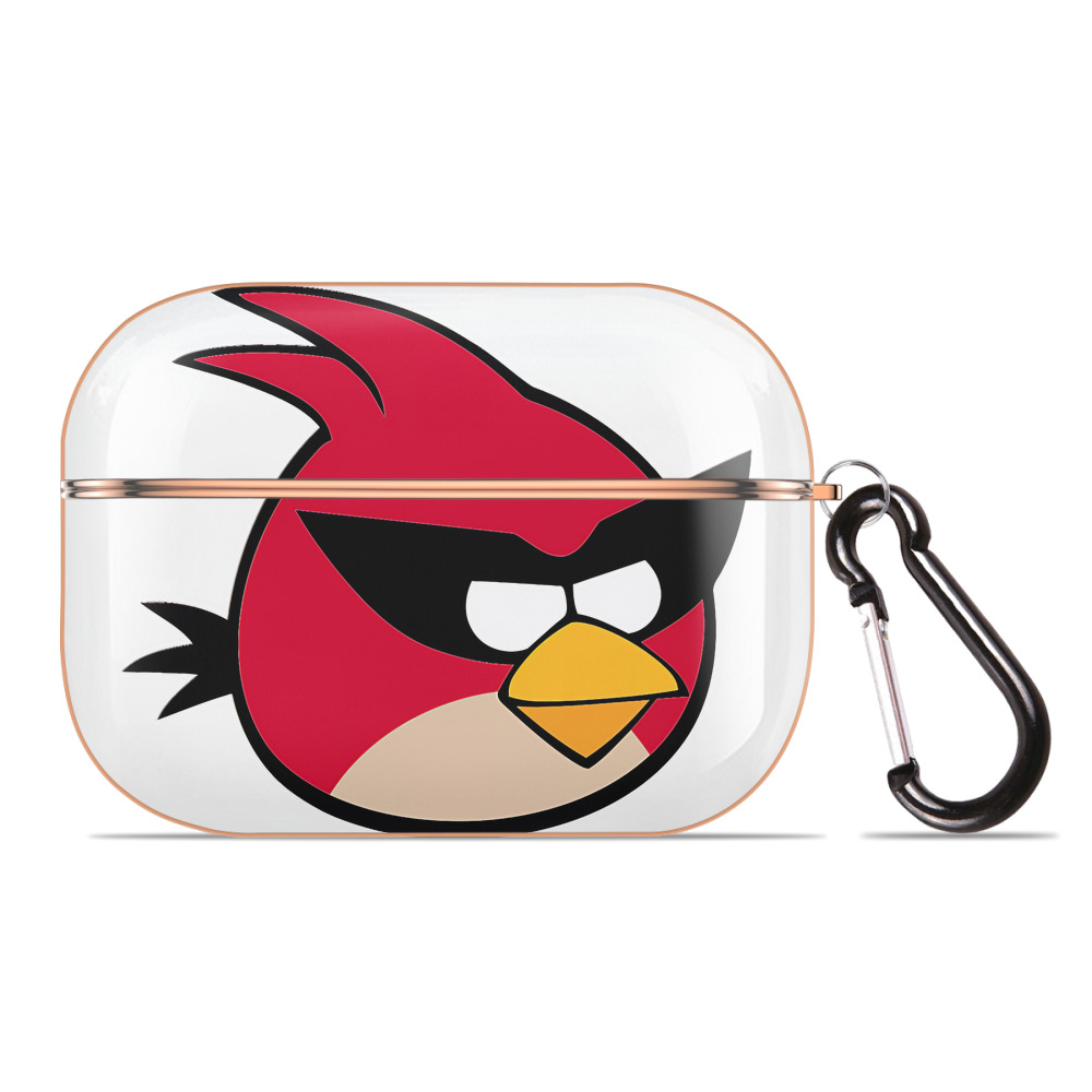 （画像用） Angry Birds アングリーバード 【AirPods Pro用】ハードシェル保護ケース｜耐衝撃・防指紋・カラビナ付き商品仕様