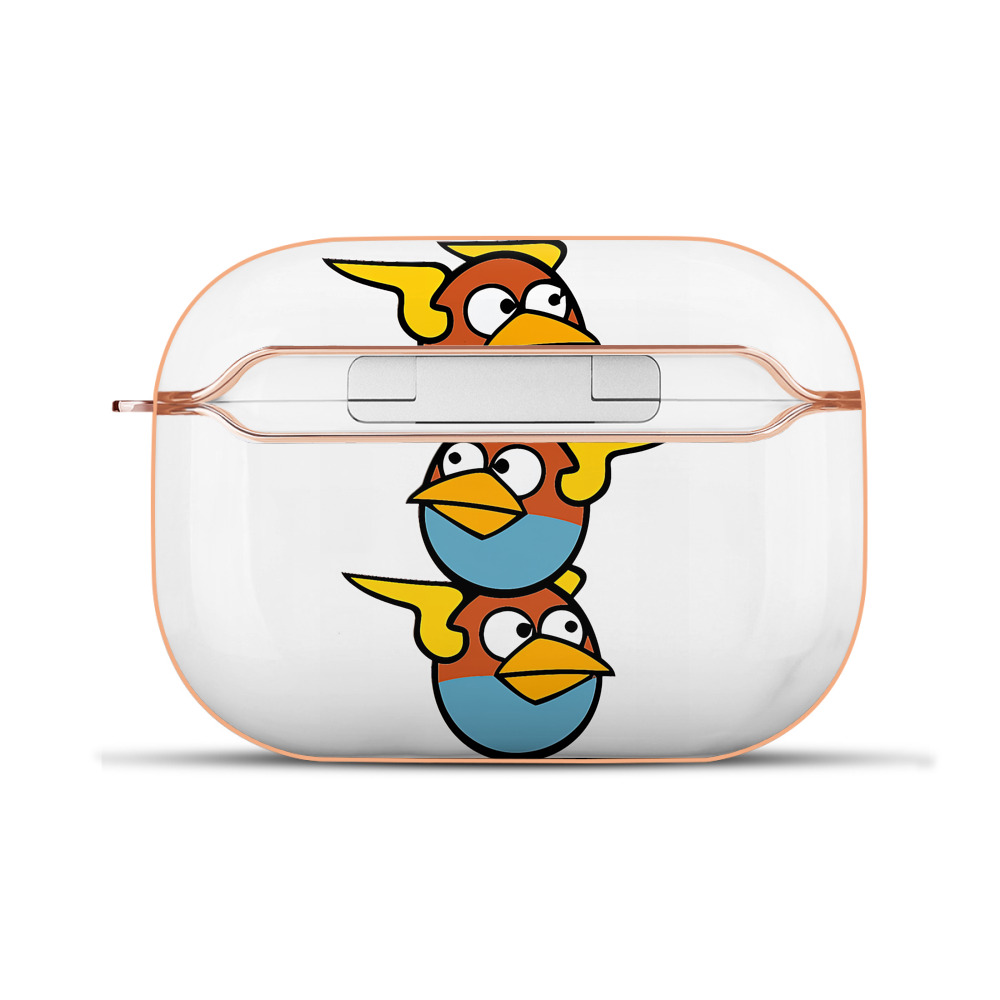 （画像用） Angry Birds アングリーバード 【AirPods Pro用】ハードシェル保護ケース｜耐衝撃・防指紋・カラビナ付き商品仕様
